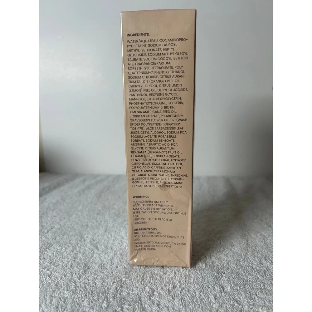 Iriyand Revitalizing Shampoo 8oz Vegan Keratin Thinning Hair Citrus Aroma NEW